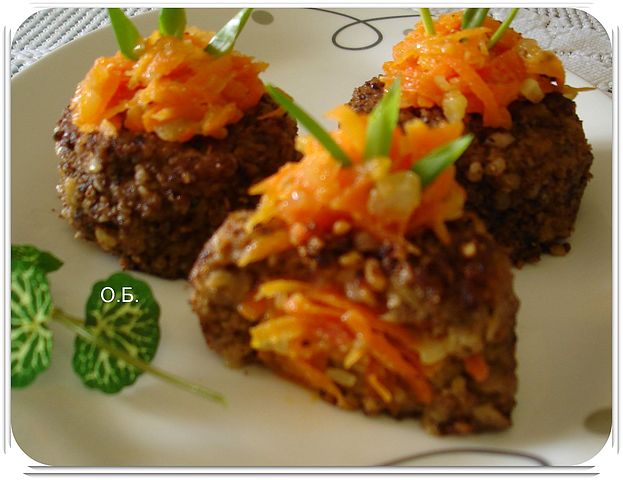 Фото для Биточки из баклажан