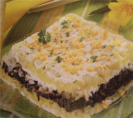 Фото для Салат с грибами и огурцами