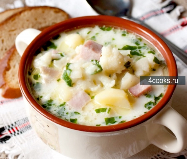 Фото для Суп из цветной капусты